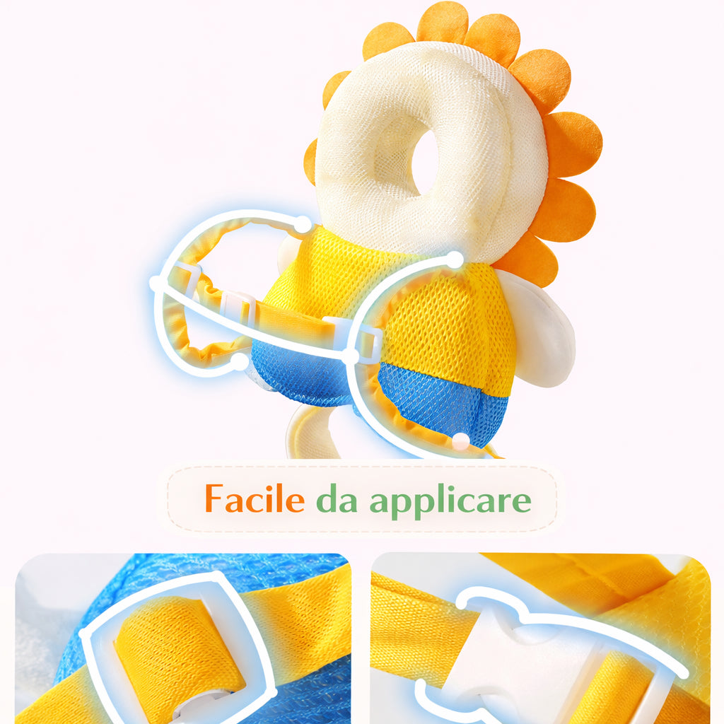 AraliaKids™ | Cuscino Protezione Testa Neonato – Anticaduta Morbido per i Primi Passi